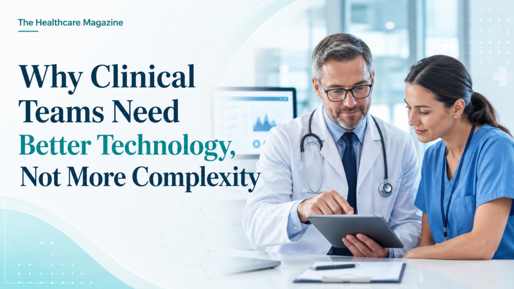 Why Clinical Teams Need Better Technology, Not More Complexity