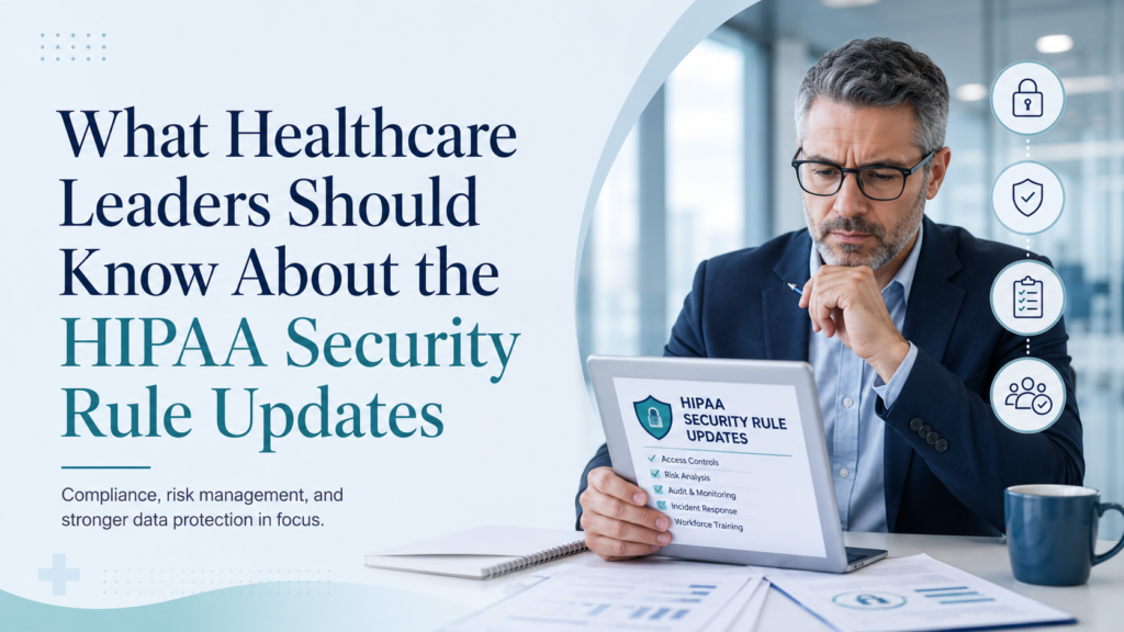 What Healthcare Leaders Should Know About the HIPAA Security Rule Updates