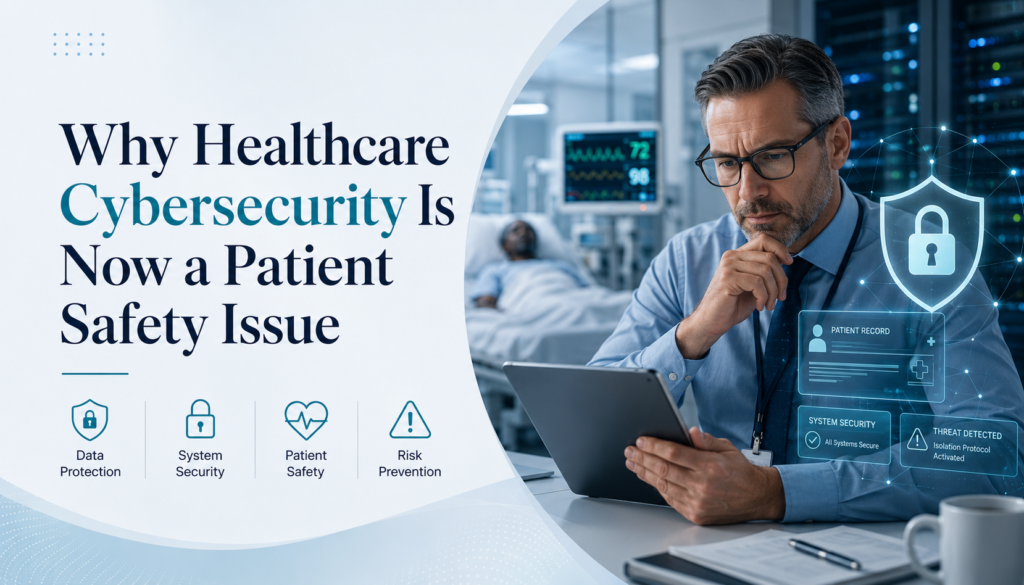 Why Healthcare Cybersecurity Is Now a Patient Safety Issue