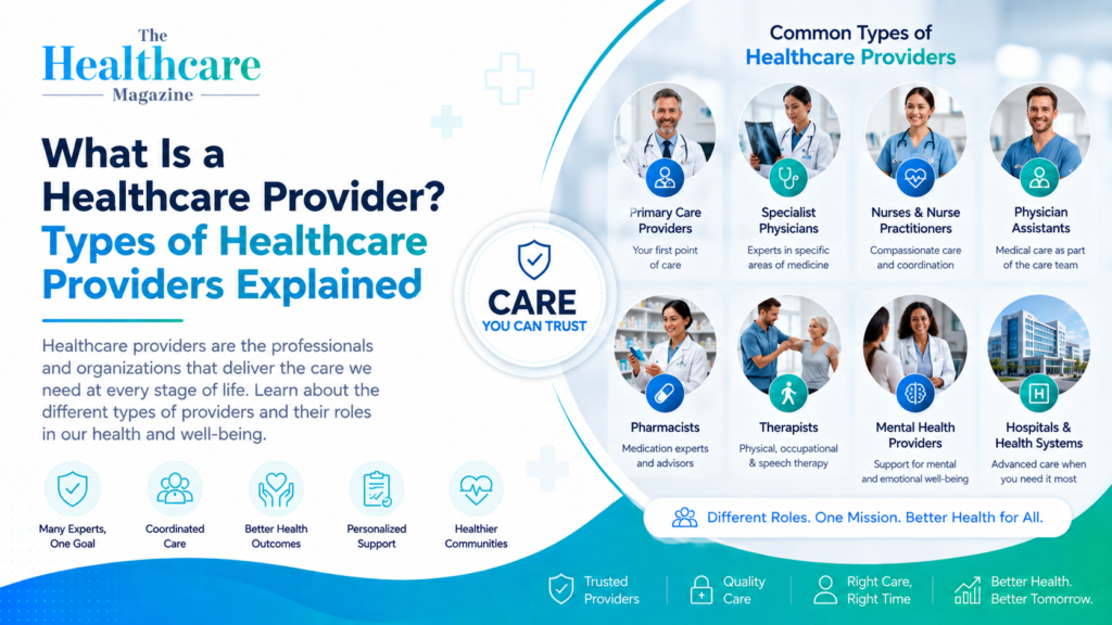 What Is a Healthcare Provider? Types of Healthcare Providers Explained